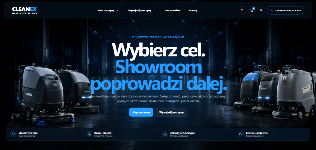Cleanex – System E-commerce